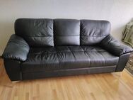 Neuwertiges 3er Sofa mit echtem Rindsleder - Volketswil