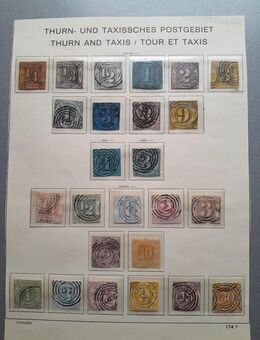 Alt Deutschland Thurn&Taxis Briefmarken Sammlung 1852-1866 - Bremen