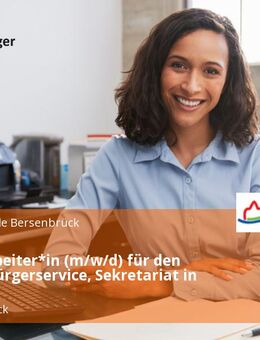 Sachbearbeiter*in (m/w/d) für den Bereich Bürgerservice, Sekretariat in Teilzeit - Bersenbrück