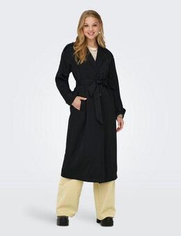 ONLY Trenchcoat ONLLINE X-LONG TRENCHCOAT OTW NOOS mit Bindegürtel an der Taille - 2 Seitentaschen