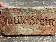 Haus Ziegel Stein Gravur personalisiert original 120 Jahre alter Klinker mit eigener Inschrift - Salzatal