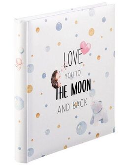 Hama Fotoalbum Buch Album "To The Moon", 29x32 cm, 60 weiße Seiten, Liebe, 240 Fotos
