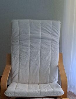 Ikea Sessel Poäng mit weißer Auflage - Berlin Tempelhof-Schöneberg