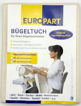 Bügeltuch universal Walzenbreite 85cm für Mangel wie AEG 8996470168700 Bosch Siemens Constructa 00450183 00450196 Cordes 628895 Miele 1566620 Privileg 9397993 - Hamburg