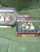 Flaschenschiffe, Buddelschiffe 2 Stück ALT in 47807