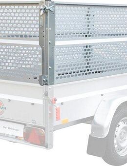 STEMA Gitteraufsatz, 66 cm hoch, passend für STEMA Anhänger AN 750, BASIC 750, BASIC 850, BASIC 1000 mit Kasteninnenmaß 201 x 108cm