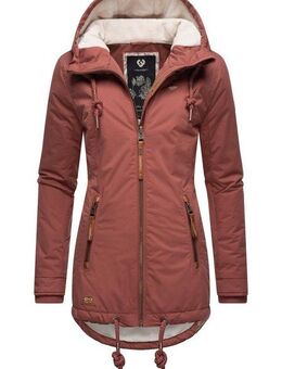 Ragwear Winterjacke Zuzka Winter Wasserdichter Winterparka mit Teddyfleece Innenfutter