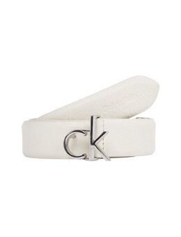 Calvin Klein Ledergürtel CK LOGO BUCKLE BELT 3.0_PBL mit Logoprägung als Schließe