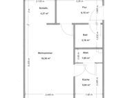 Möblierte schöne helle 1-Zimmer-Wohnung - Hamburg
