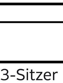 sit&more 3-Sitzer Safira, inklusive komfortablem Federkern, wahlweise mit Bettfunktion