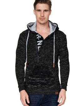 Rusty Neal Kapuzensweatshirt mit stylischem Ausschnitt