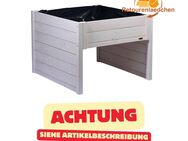 Dobar Mährobotergarage mit Pflanzkasten weiß #1 - Rödermark Zentrum