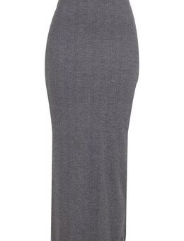 URBAN CLASSICS Sommerrock Urban Classics Ladies Rib High Slit Skirt (1-tlg)