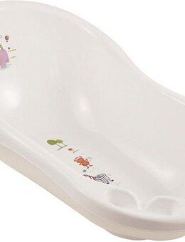 keeeper Babybadewanne Maria - Hippo, weiß, mit Stöpsel, Made in Europe