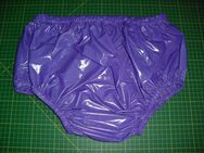 Windelhose Gummihose Gr.XL Nylon PVC Selten lack Lila plastik (ABDL, Erwachsene) - Ainring