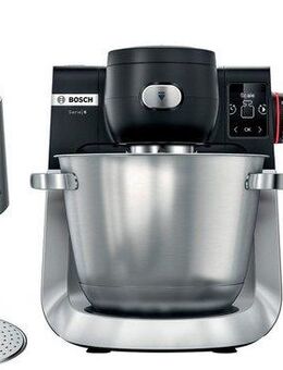 BOSCH Küchenmaschine Serie 6 MUMS6ZS13D, Automatikprogramme, integr. 1g Waage, Durchlaufschnitzler, 1600 W, 5,5 l Schüssel, Knethaken/Rühr-/Silikonbesen