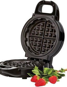 MediaShop Waffeleisen M35524 PowerXL Waffle Star, 1090 W, mit Backampel, 18 cm