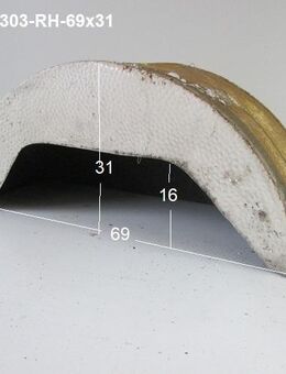 Knaus Südwind Radhaus Radkasten ca 69 x 31 gebr. (zB 8303er) mit Blende - Schotten Zentrum