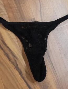 Schwarzer H&M String Tanga Gr 34 durchsichtig - Hagen (Stadt der FernUniversität)