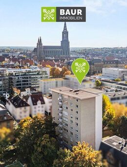 Erbbaurecht: Sonniger Balkon mit Postkartenblick auf das Ulmer Münster! - Ulm