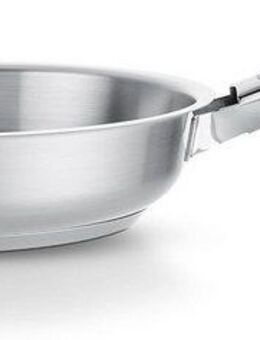 Fissler Bratpfanne Fissler Pure Collection Pfanne 20cm, Edelstahl 18/10 (1-tlg), Superthermic Boden, backofengeeignet (bis 230°C), Made in Germany
