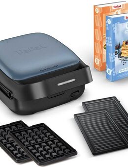 Tefal 2-in-1-Sandwichmaker SW8674 Snack Collection, 700 W, Antihaftbeschichtung, austauschbare Plattensets, inkl. Rezeptbuch