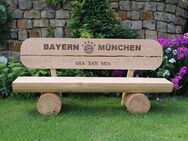 Gartenbank aus Lärche. Holzbank. Hochzeitsgeschenk. Rentnergeschenk. - Steyerberg