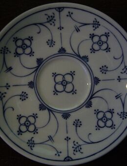 Form Marienbad Ingres weiß, UNTERTASSE Indisch Blau 14,5cm - Krefeld