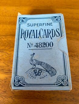 Superfine Royal Cards Bridge Kartenspiel antik - Gerlingen
