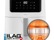Medion® Heißluftfritteuse mit 2 Heizelementen MD11750 P10 XL Duo, großer, 2000 W, Temperatur einstellbar 50 - 200 °C, ILAG Beschichtung, Timer