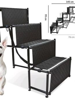 neue faltbare Hundetreppe als Einstiegshilfe fürs Auto - Dassel