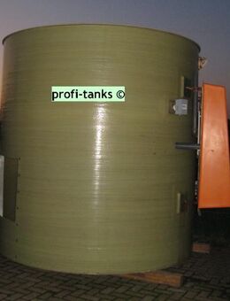 P53 - Polyestertank 5,7-10 m³ GFK-Tank Mischtank Soletank inkl. Mischstation Mischbehälter Speideltank stehend - Nordhorn