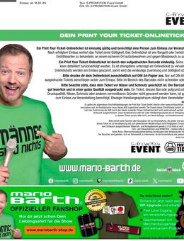 Mario Barth Show April 2026 - Cottbus