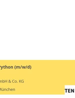 Teamlead Python (m/w/d) - München
