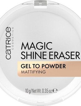 Catrice Puder Magic Shine Eraser Gel To Powder, Mattiert wie ein Fixierpuder, makelloses Finish, vegan, ohne Parfüm.