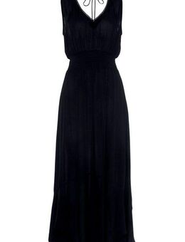 s.Oliver Maxikleid aus gekreppter Viskose zum Binden im Nacken, Sommerkleid, Strandkleid