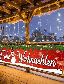 Polyester-Weihnachtsbanner (43,18 x 198,12 cm) – Frohe Weihnachten Set345243 - Ingolstadt