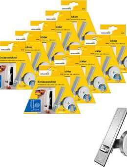 SCHELLENBERG Einlass-Gurtwickler für das Rollladensystem Maxi, Lochabstand 16 cm, Unterputz-Montage, Gurtbreite 23 mm, Set, 10-tlg., für Rollladengurte mit 23 mm Breite