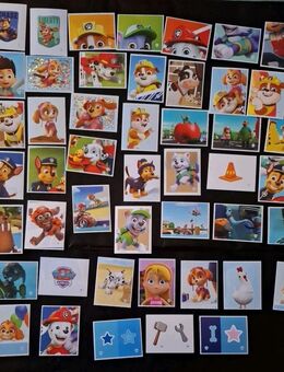 Paw Patrol Sticker Aldi neu Sep./Okt. 2025 47 Stück als Set zusammen - Essen