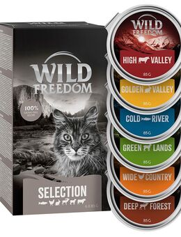 Sparpaket Wild Freedom Adult Schale 24 x 85 g - Mixpaket (6 Sorten)