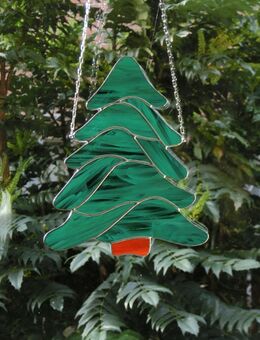Tiffany Fensterbild Tannenbaum - Eschweiler
