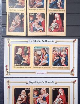 Burundi 1970 Noel Satz + Blöcke postfrisch komplett geschnitten - Görlitz