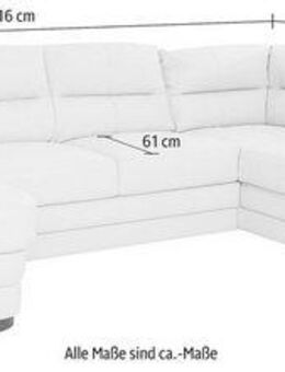COTTA Wohnlandschaft Royale U-Form, wahlweise mit Bettfunktion