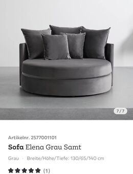 Sofa in Samt - Berlin Treptow-Köpenick
