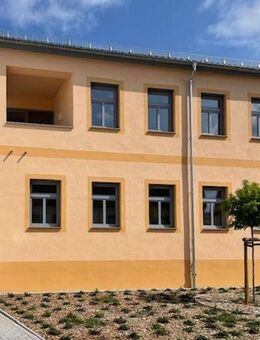 Altersgerechte und hochwertige 2-Zimmer-Wohnung mit Balkon, Einbauküche und ebenerdiger Dusche - Hartha