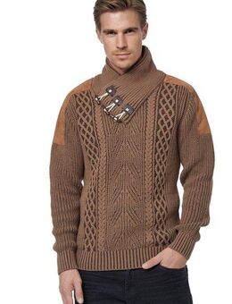 Rusty Neal Strickpullover mit trendigem Strickmuster