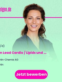 Team Lead Cardio / Lipids und OTC (m/w/d) - Berlin