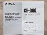 Bedienungsanleitung Aiwa FM Stereo Reciever CR-D08 - Hamburg Wandsbek
