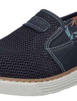 Rieker Slipper Espadrilles, Sommerschuh mit kontrastfarbenen Ziernähten