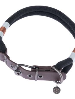 Nomad Tales Spirit Halsband, ebony - Größe XL: 52 - 58 cm Halsumfang, 40 mm breit
